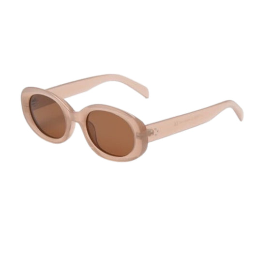 Arts et Métiers Tan Oval Premium Sunglasses