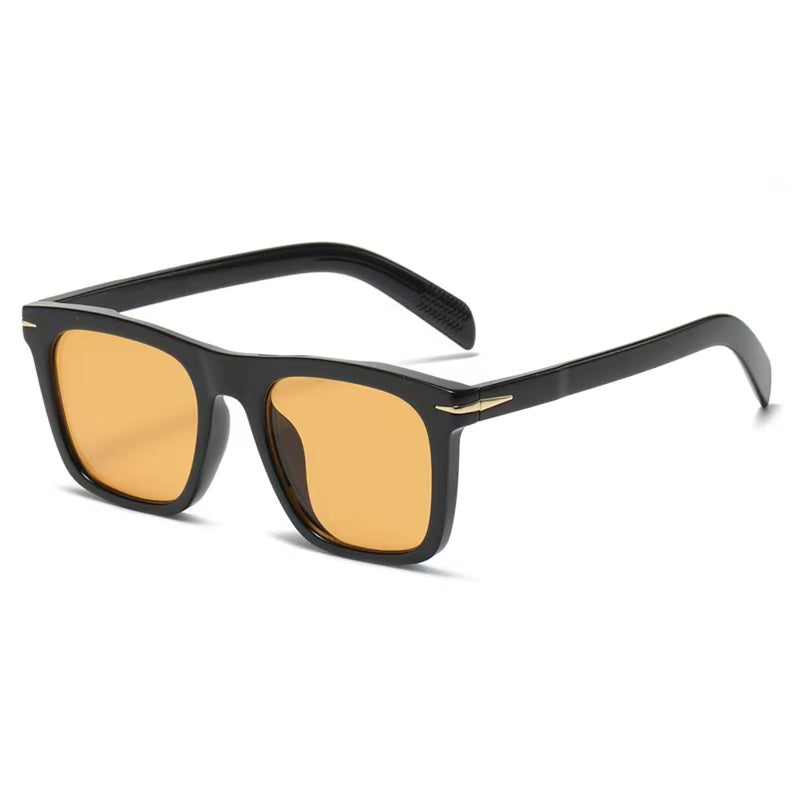 Lambeth Black D-Frame Sunglasses