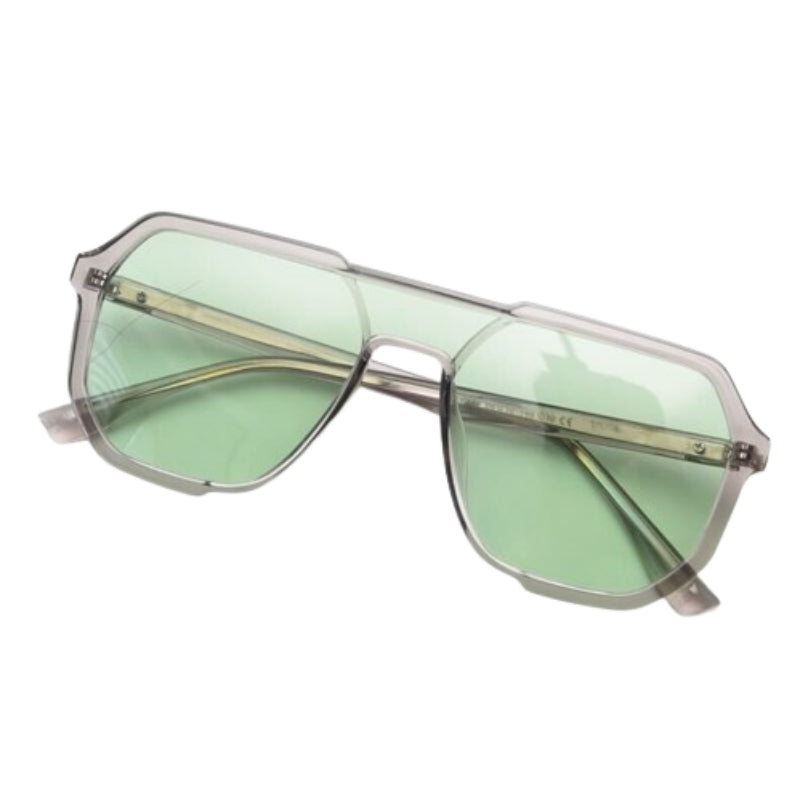 Châtelet Green Hexagon Sunglasses