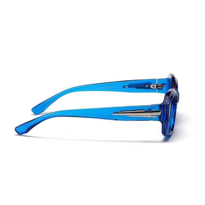 Sackville Blue Rectangular Sunglasses