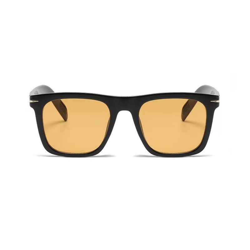 Lambeth Black D-Frame Sunglasses