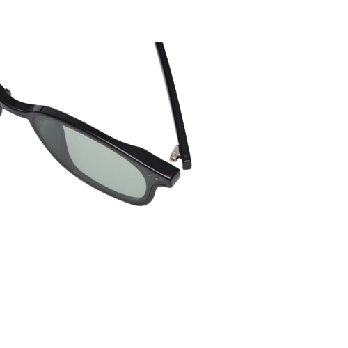 Curzon Black D-Frame Premium Sunglasses